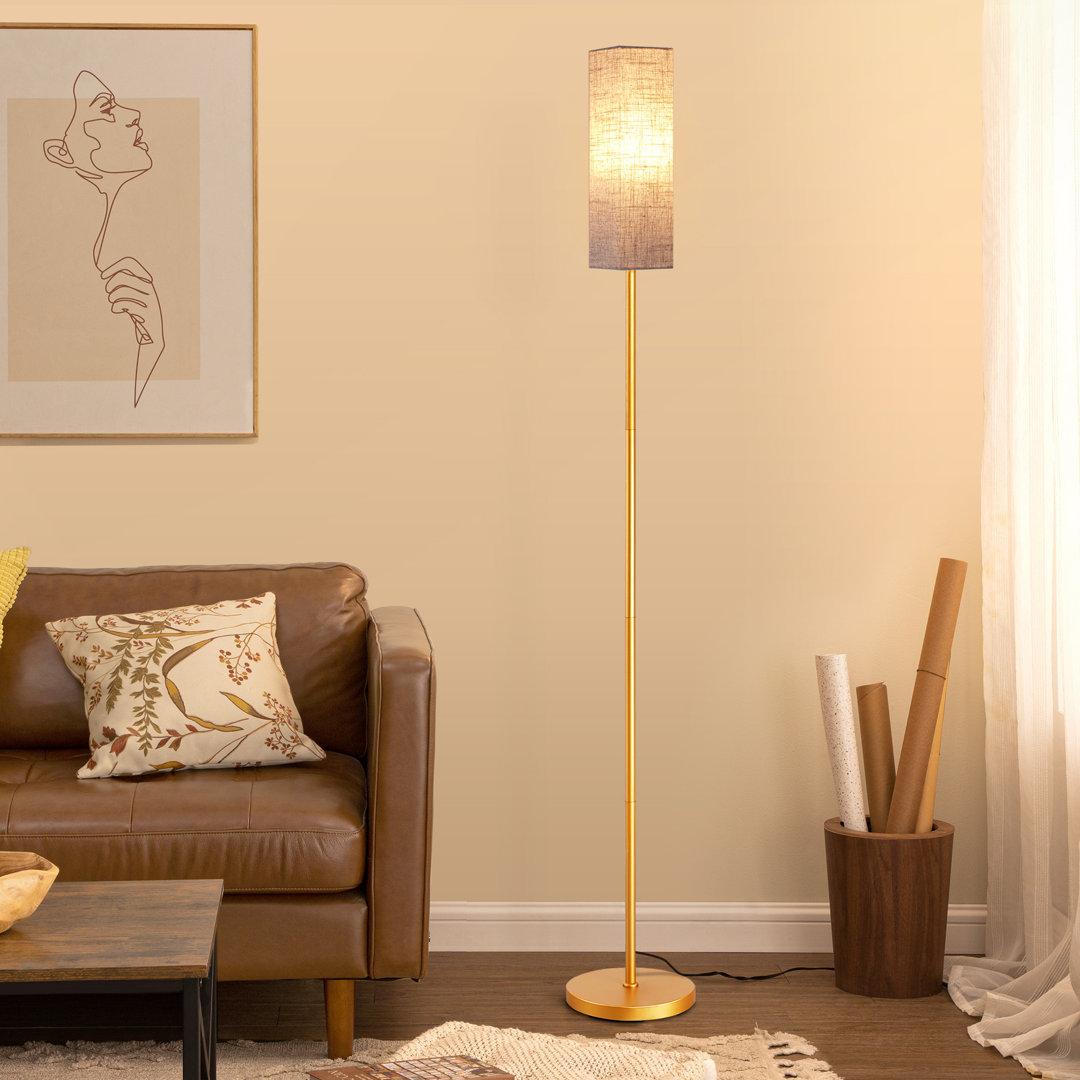 Osblek 65'' Traditional Floor Lamp with Remote Control and Bulb Included